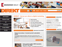 Tablet Screenshot of idirekt.cz